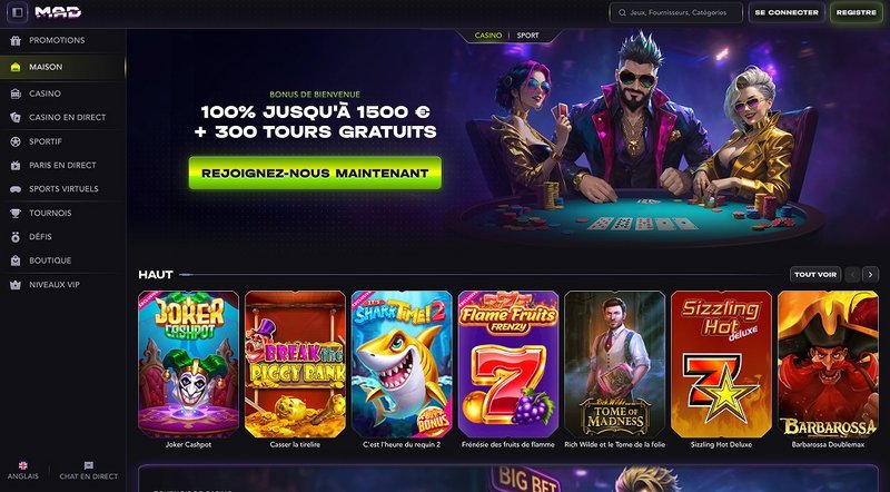 Guide de madcasino live casino Guide de madcasino live casino